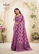 RajPath Fabrics – Redium Silk 6 PCS Set Linen Silk-M.R.Saree Emporium