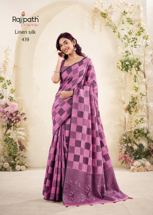 RajPath Fabrics – Redium Silk 6 PCS Set Linen Silk-M.R.Saree Emporium