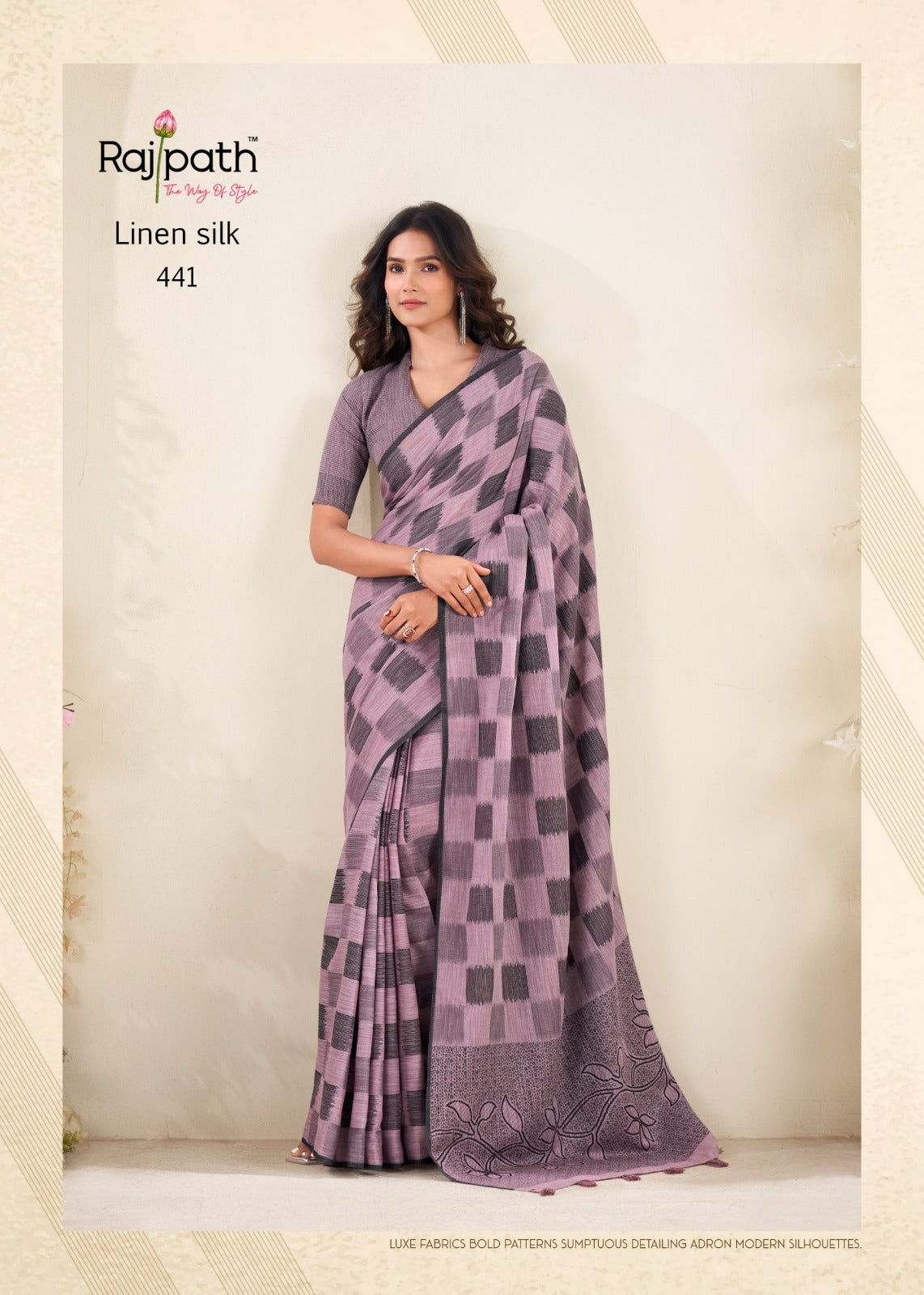 RajPath Fabrics – Redium Silk 6 PCS Set Linen Silk-M.R.Saree Emporium