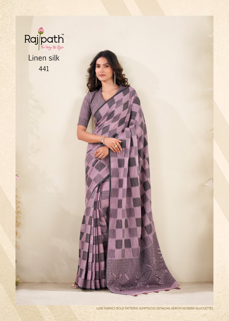 RajPath Fabrics – Redium Silk 6 PCS Set Linen Silk-M.R.Saree Emporium