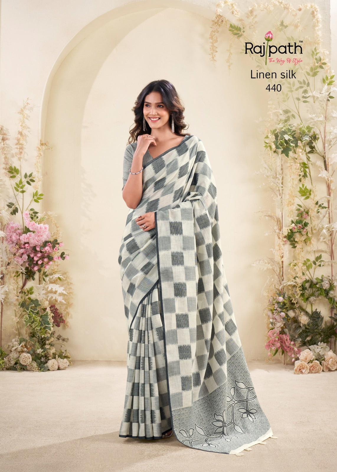 RajPath Fabrics – Redium Silk 6 PCS Set Linen Silk-M.R.Saree Emporium
