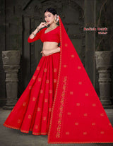 M.R. Relish Dark W.B.P Work Cotton Saree – Set of 8 Colors M.R. Saree Emporium