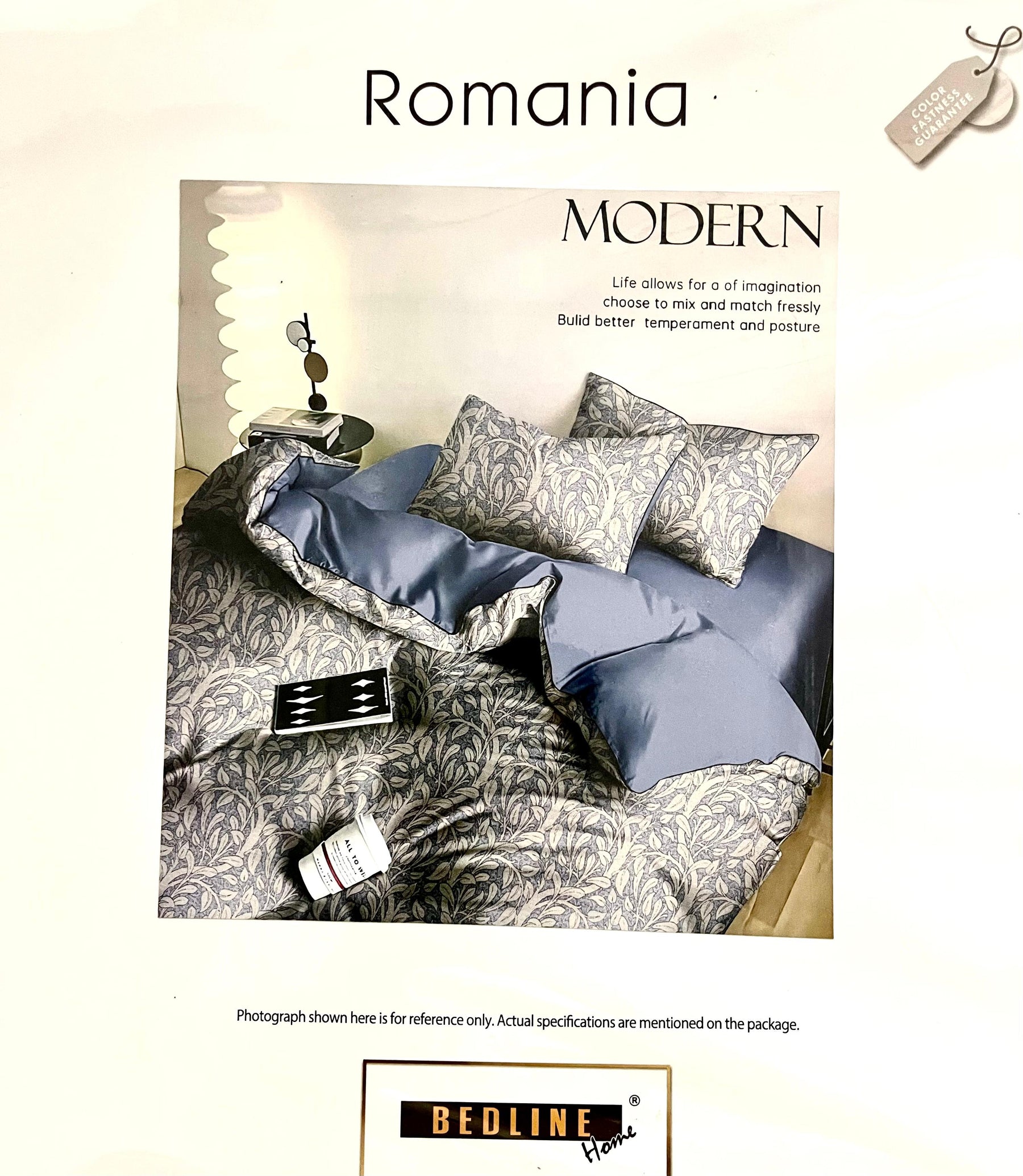 Romania 100% Cotton Double Bed Bedsheet with 2 Pillow Covers | M.R. Saree Emporium