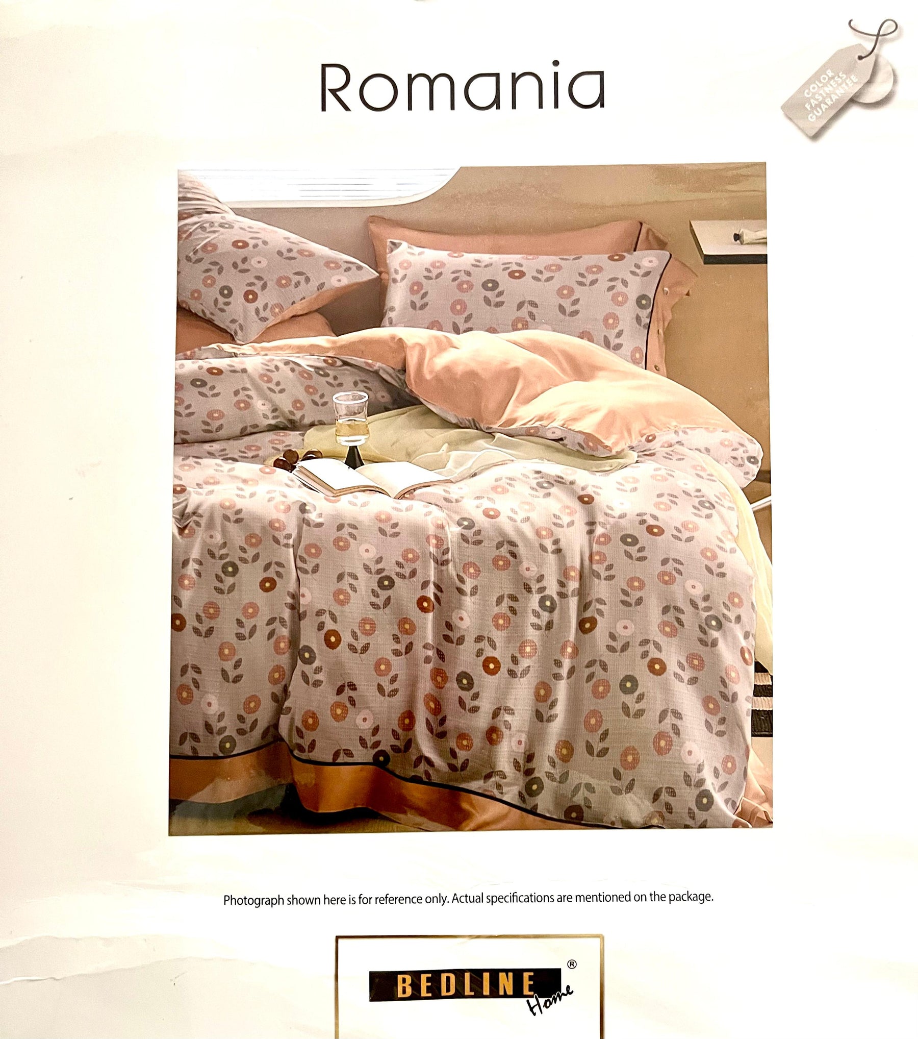 Romania 100% Cotton Double Bed Bedsheet with 2 Pillow Covers | M.R. Saree Emporium