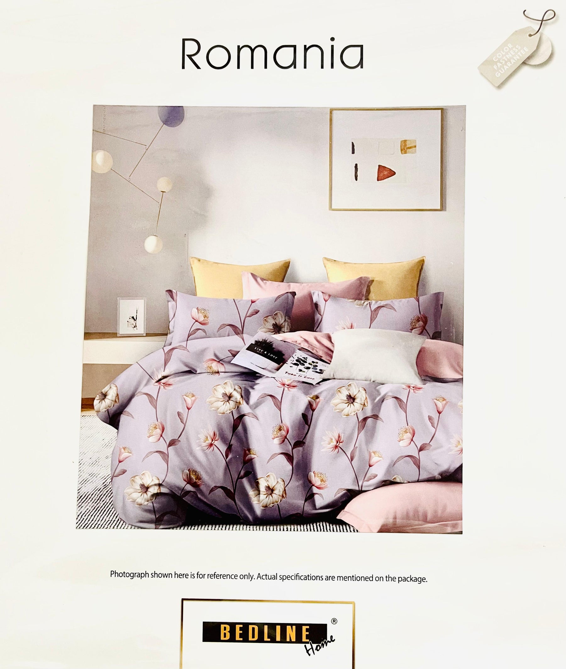 Romania 100% Cotton Double Bed Bedsheet with 2 Pillow Covers | M.R. Saree Emporium