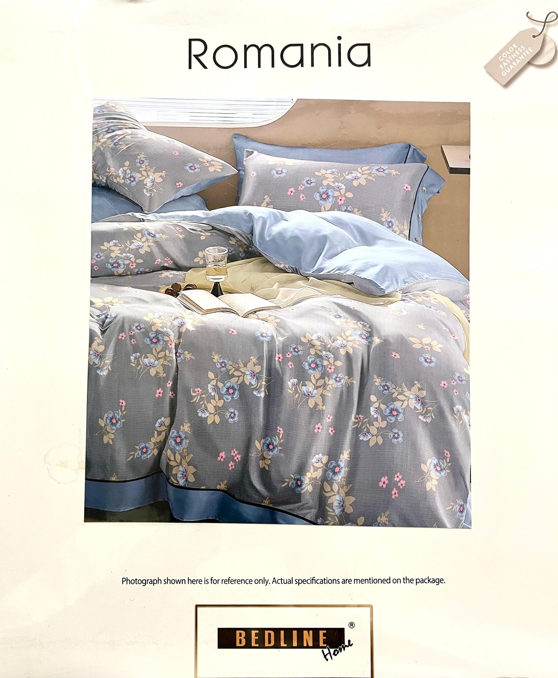Romania 100% Cotton Double Bed Bedsheet with 2 Pillow Covers | M.R. Saree Emporium
