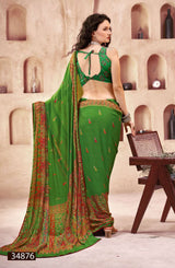 Sajaniya Vol-4 Saree with Fancy Swarovski Work Vallabhi Prints – M.R. Saree Emporium