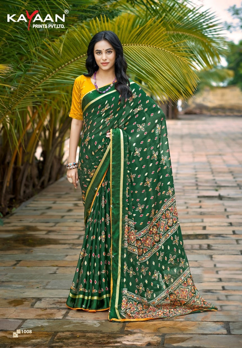 Starin Star Vol-02 Chiffon Fancy Print Saree with Elegant Border – M.R. Saree Emporium