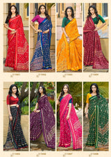 Starin Star Vol-02 Chiffon Fancy Print Saree with Elegant Border – M.R. Saree Emporium