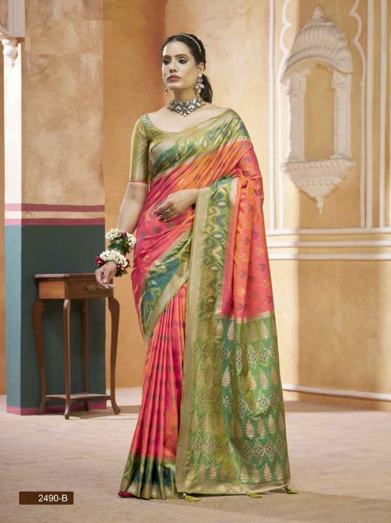 Siyona Silk Saree – 8 Pcs Set | Exclusive Wedding & Festive Collection M.R. Saree Emporium