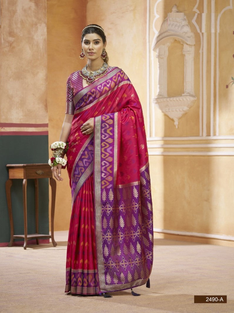 Siyona Silk Saree – 8 Pcs Set | Exclusive Wedding & Festive Collection M.R. Saree Emporium