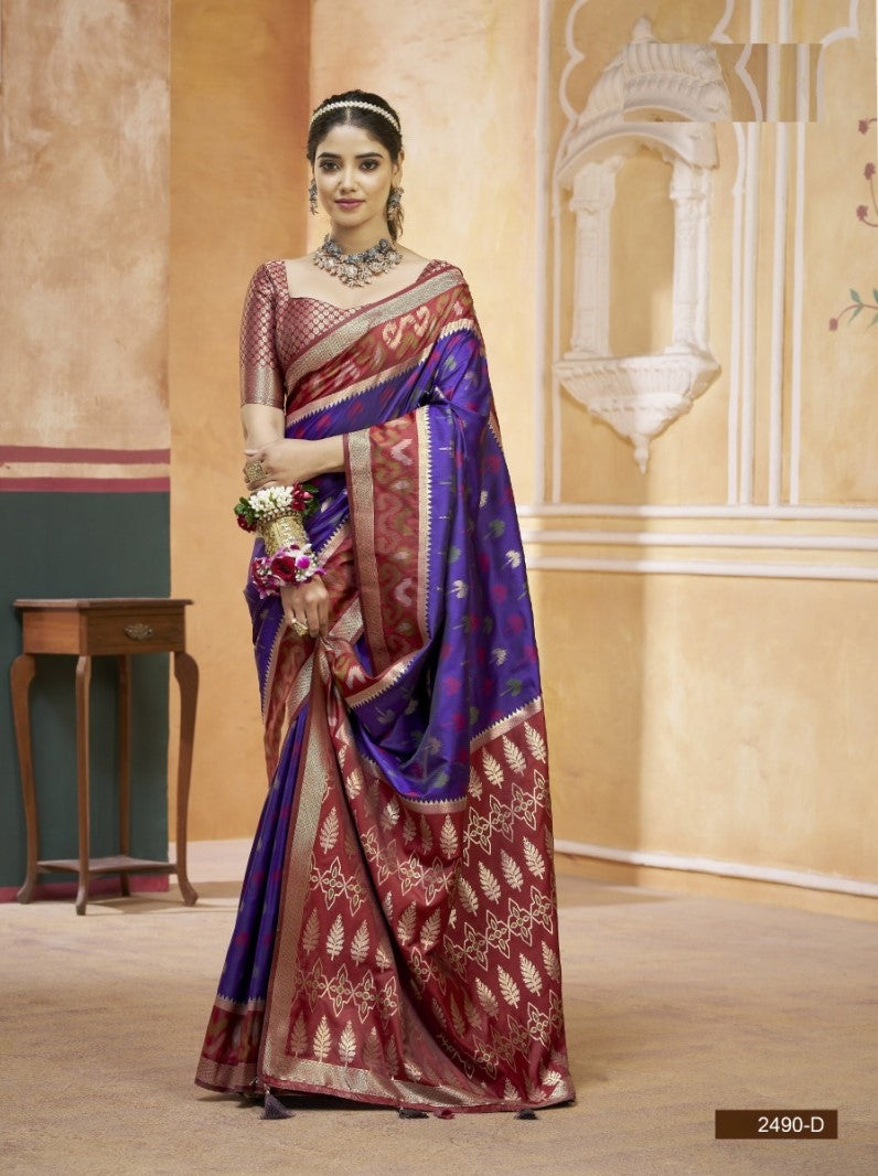 Siyona Silk Saree – 8 Pcs Set | Exclusive Wedding & Festive Collection M.R. Saree Emporium