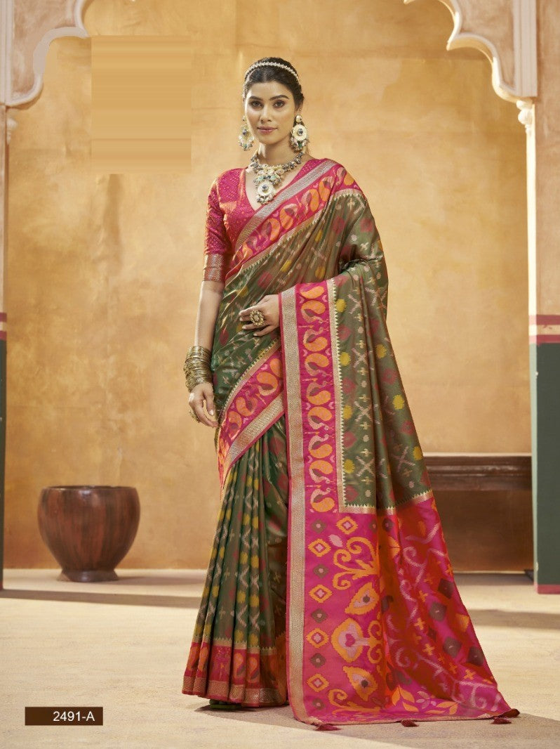 Siyona Silk Saree – 8 Pcs Set | Exclusive Wedding & Festive Collection M.R. Saree Emporium