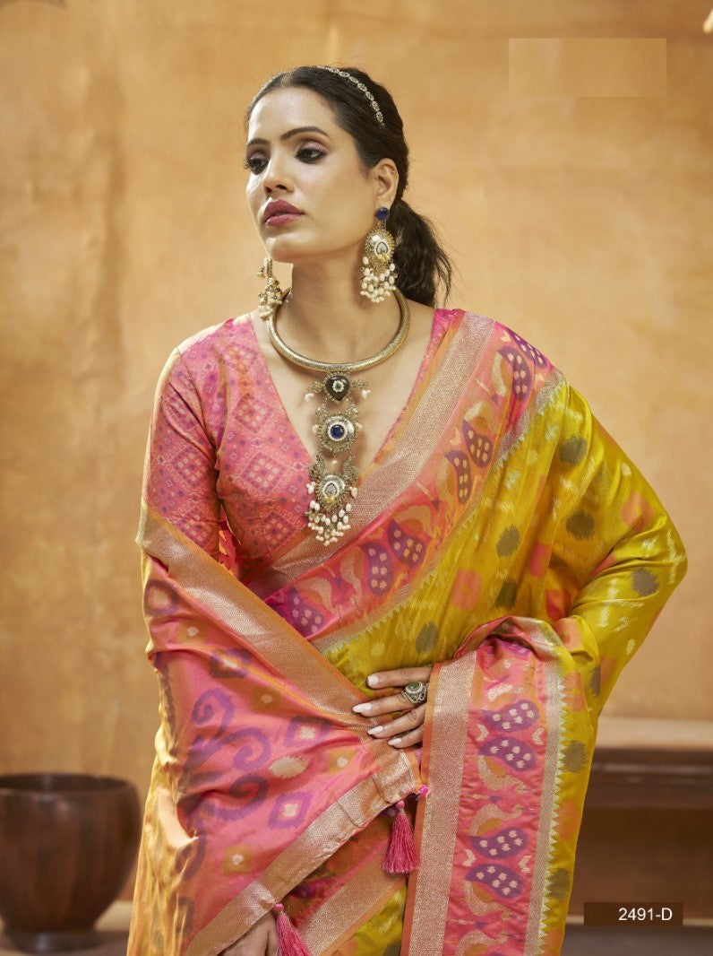 Siyona Silk Saree – 8 Pcs Set | Exclusive Wedding & Festive Collection M.R. Saree Emporium