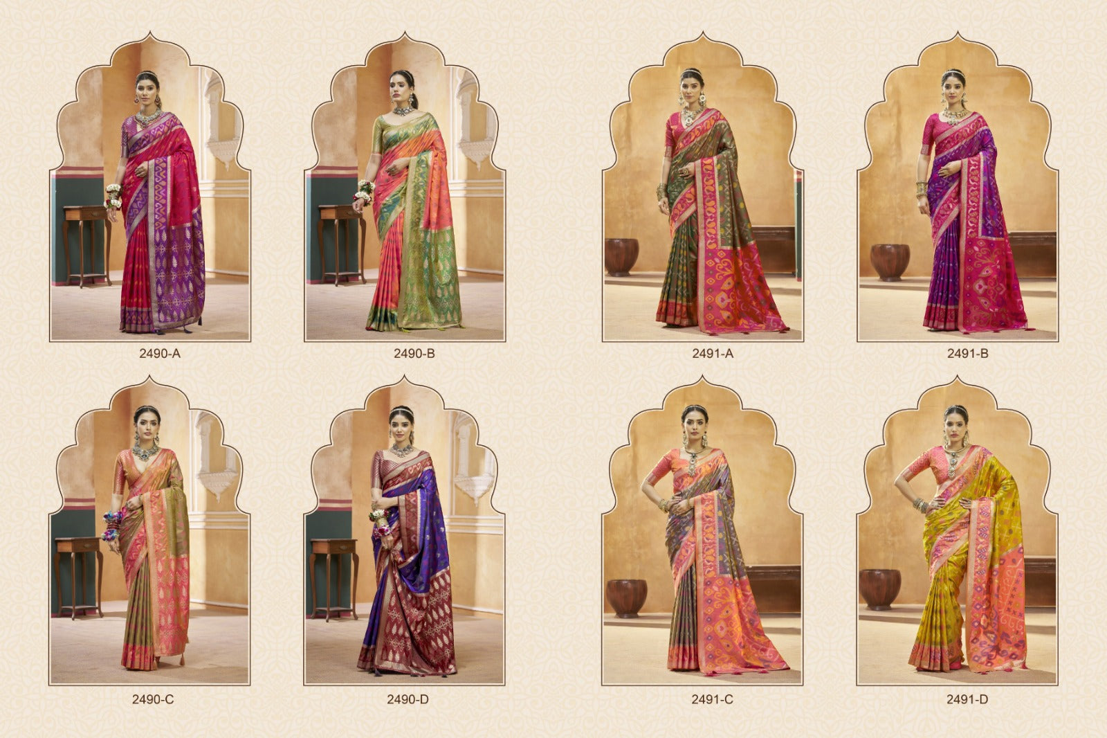 Siyona Silk Saree – 8 Pcs Set | Exclusive Wedding & Festive Collection M.R. Saree Emporium