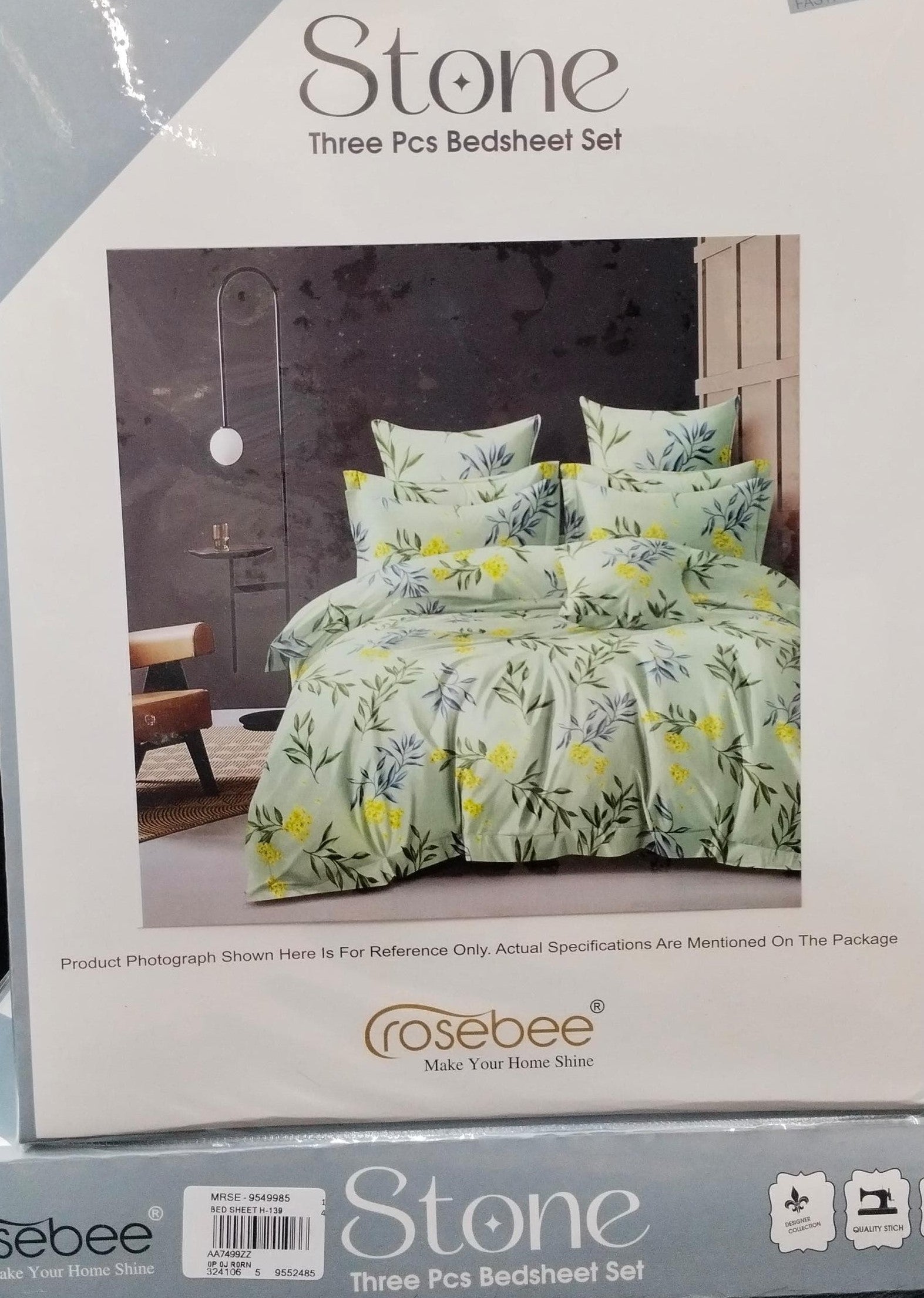 Stone Double Bed Sheet Set – Rosebee Luxury Designer M.R. Saree Emporium