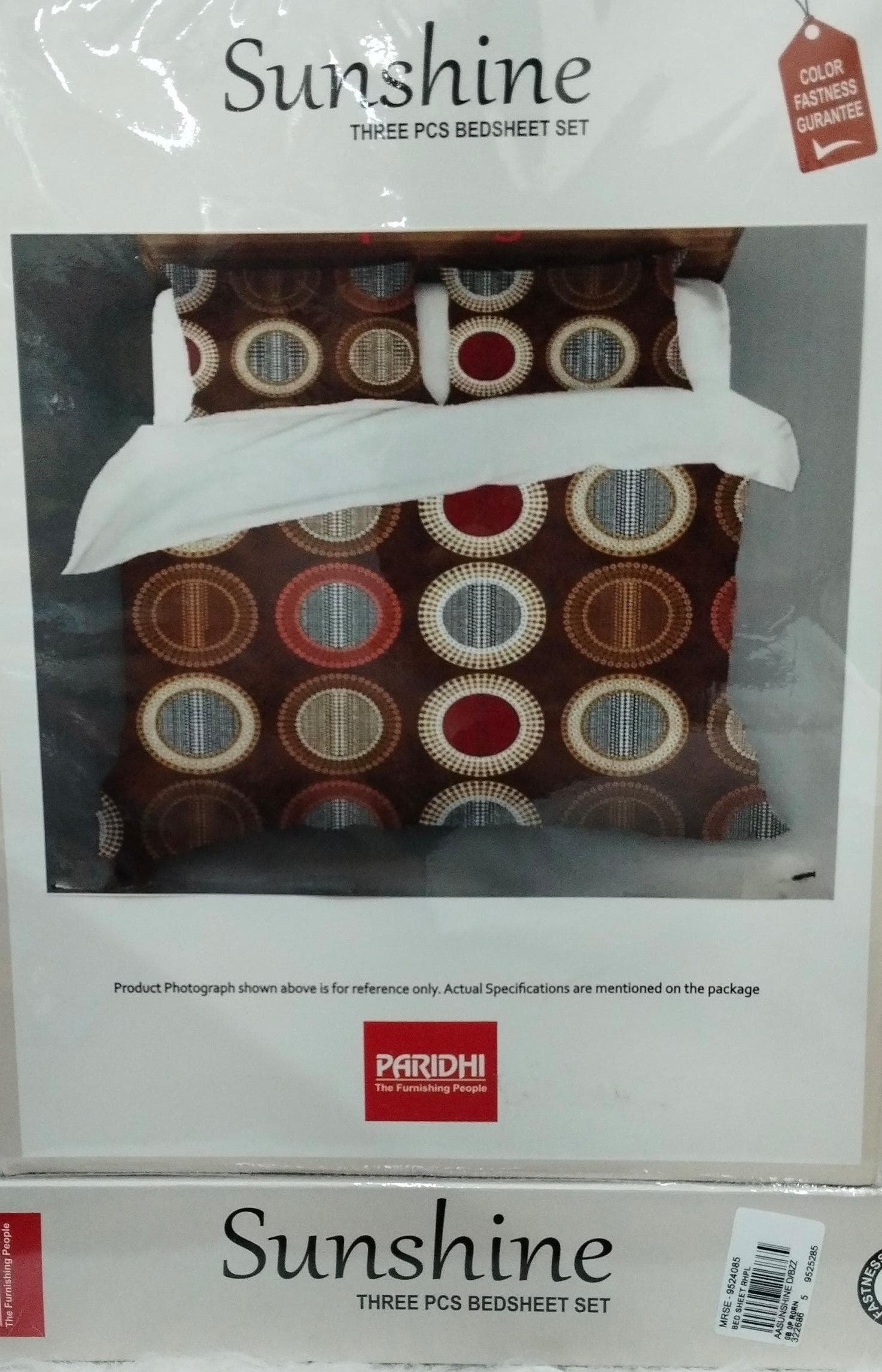 M.R. Saree Emporium Sunshine Design Double Bed Bedsheet – Soft Cotton