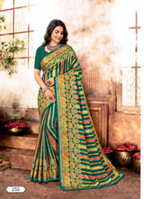 Ladorani Nayab Designer Printed Saree - 8 Pcs Set