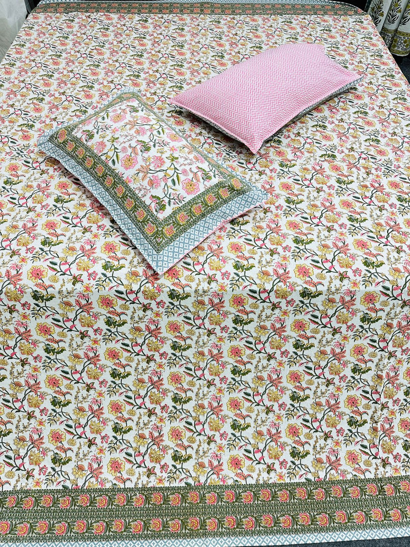 Natural Doube Bed Bedsheet-3