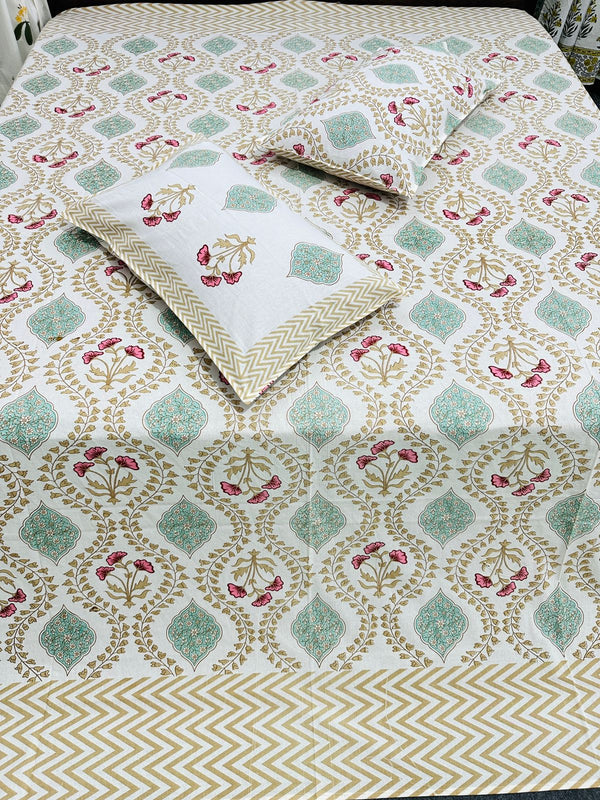 Natural Doube Bed Bedsheet-5