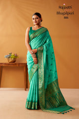 RajPath Nova Tussar Modal Fancy Cotton Saree - 6 PCS Set