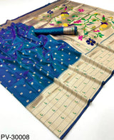 RajPath Fabrics Pavitra Paithani Pure Paithani Silk Saree - Zari Weaving