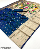 RajPath Fabrics Pavitra Paithani Pure Paithani Silk Saree - Zari Weaving