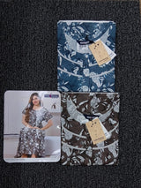 Soft Rayon Printed Nighty – 2 Pcs Set