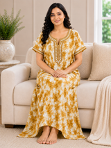 Premium Soft Cotton Printed Nighty - 5 Pcs Set