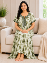Premium Soft Cotton Printed Nighty - 5 Pcs Set