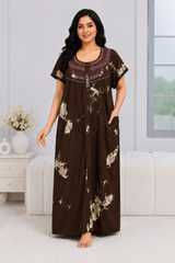 Soft Rayon Printed Nighty – 5 Pcs Set
