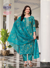 RADHIKA Lifestyle Seerat Vol 14 Heavy Rayon 8 Pcs Set