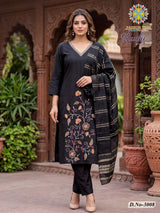 Passion Tree Raahi Vol 3 Roman Silk Embroidery 8 Pcs Set