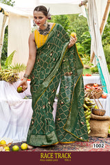 Race Track Vol-01 Cotton Fancy Print Saree – M.R. Saree Emporium