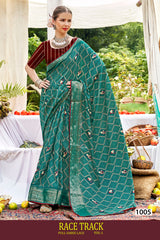 Race Track Vol-01 Cotton Fancy Print Saree – M.R. Saree Emporium