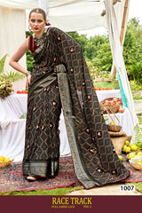 Race Track Vol-01 Cotton Fancy Print Saree – M.R. Saree Emporium