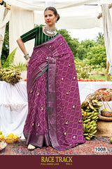 Race Track Vol-01 Cotton Fancy Print Saree – M.R. Saree Emporium
