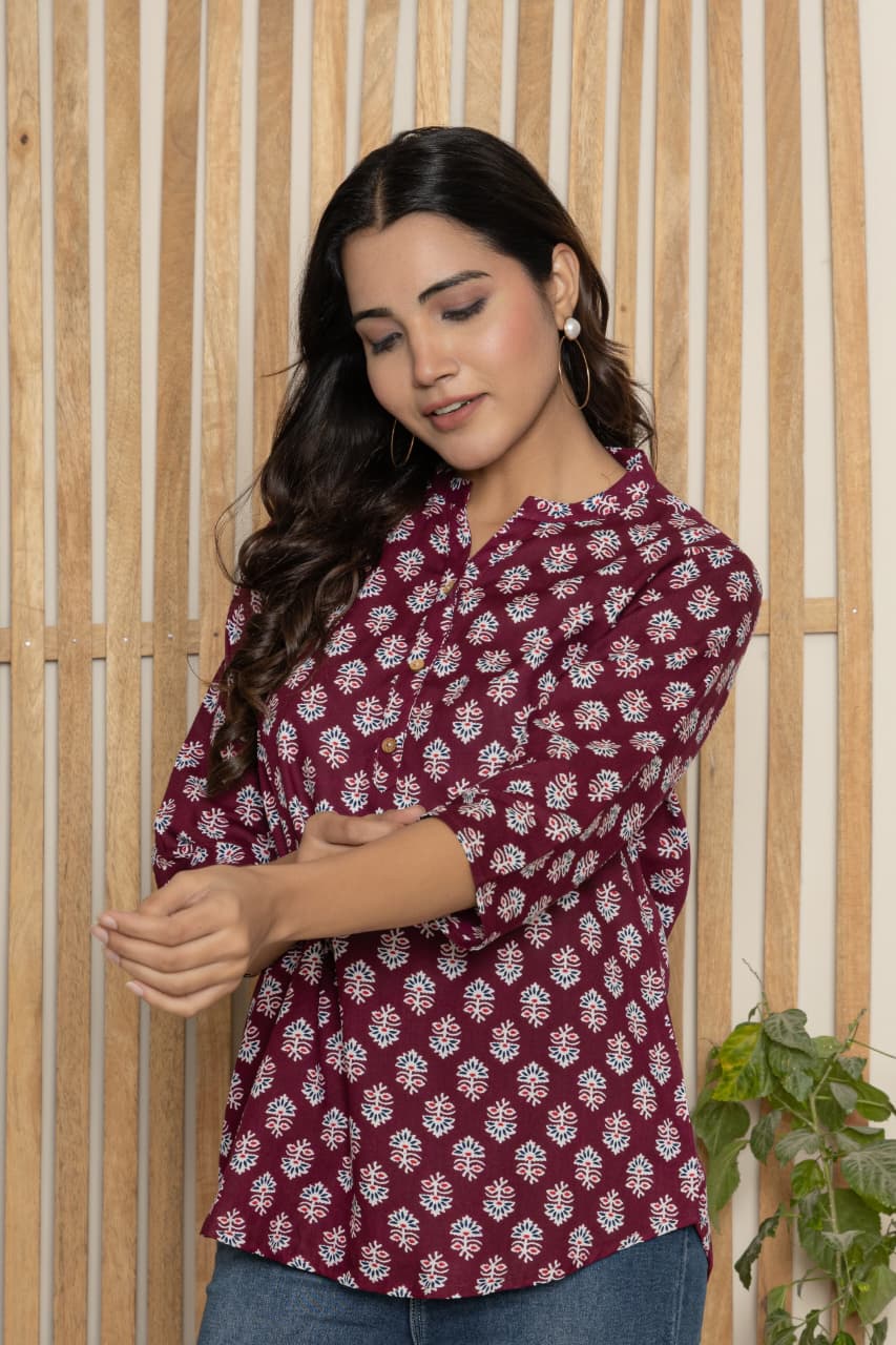 Radhika Vol 3 – Rayon Kurti & Top Tunic Collection | Sizes S–2XL – M.R. Saree Emporium
