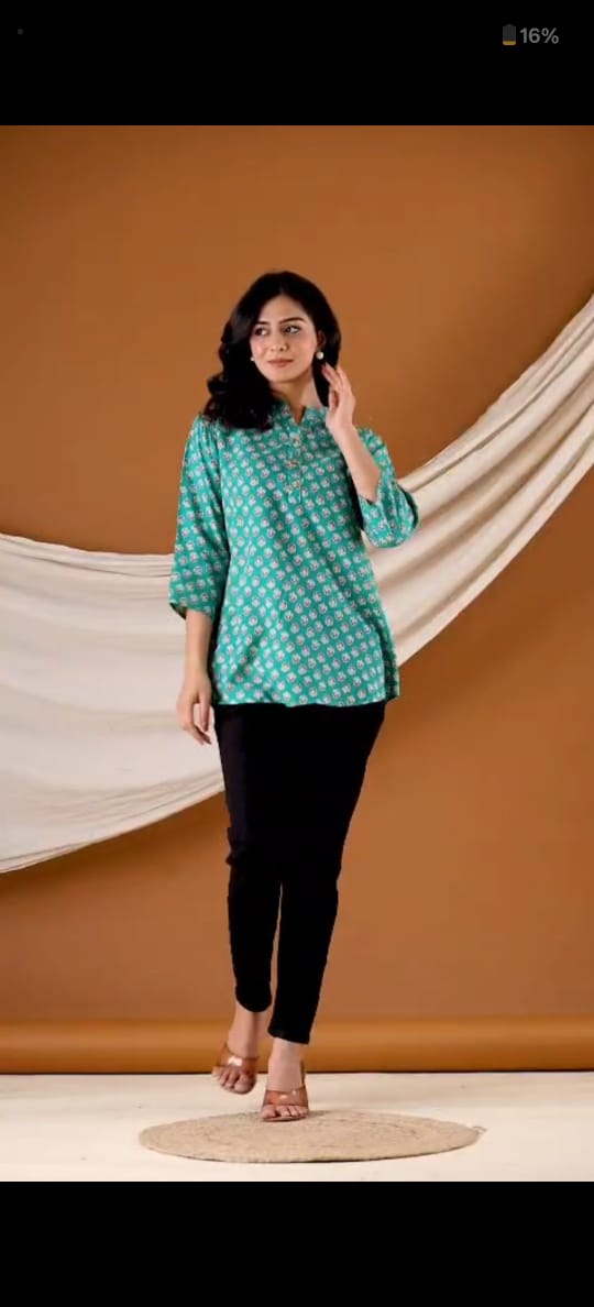 Radhika Vol 3 – Rayon Kurti & Top Tunic Collection | Sizes S–2XL – M.R. Saree Emporium