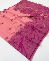RajMata Tapti Cotton Saree - Fancy Jamdani Weaving