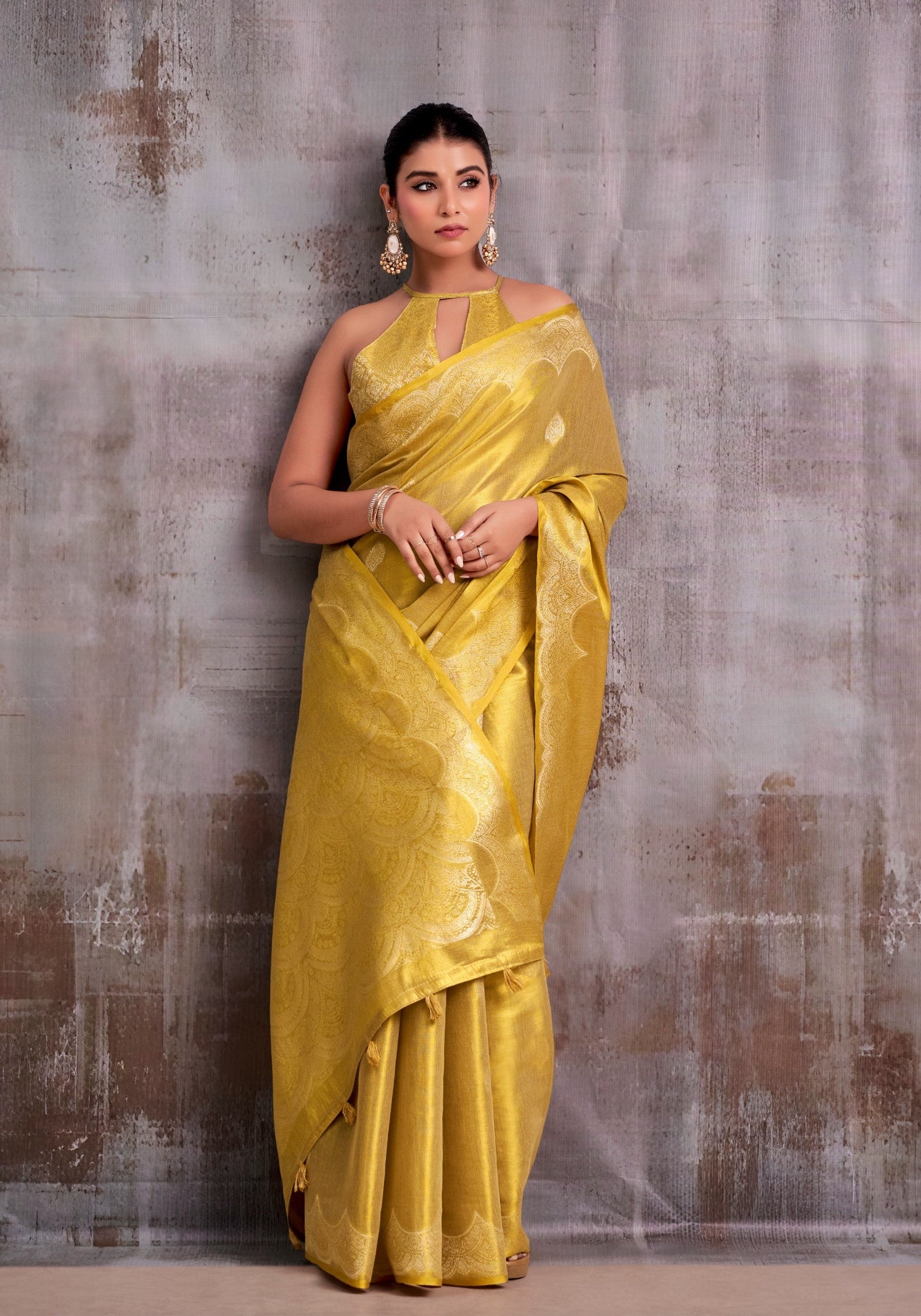 RajPath Fabrics Juhi Tissue Silk Saree Collection - 6 Pcs Set