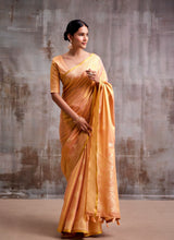 Premium Tissue Silk Saree with Elegant Woven Border