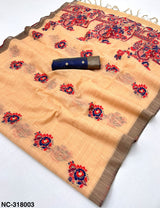 Rajyog Nakshatra Cotton Super Trending Jamdani Style Soft Cotton Saree - 6 Piece Set & Single Piece Available - M.R. Saree Emporium
