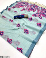 Rajyog Nakshatra Cotton Super Trending Jamdani Style Soft Cotton Saree - 6 Piece Set & Single Piece Available - M.R. Saree Emporium