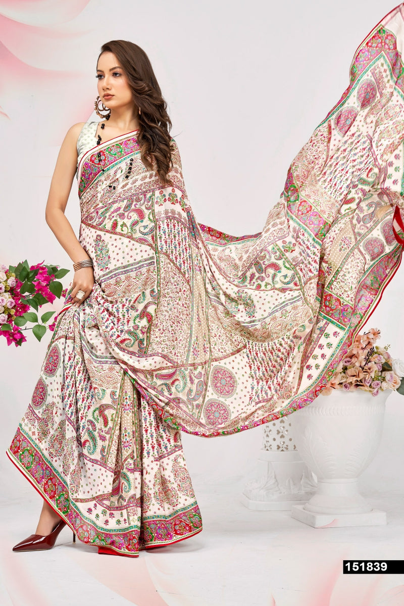 Ratnajyoti Vol-05 Saree – 6 Pcs Set | Vallabhi Prints – M.R. Saree Emporium