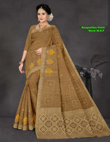 Roopmilan Pure Cotton Print Work Saree – 8 Pcs Set M.R. Saree Emporium