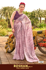 Roshan Vol-04 Simmar Chiffon Saree with Running Blouse – M.R. Saree Emporium