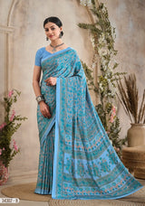 Ruchi Saree Vedanta Silk Vol 36 Silk Crepe Saree - 12 Pcs Set