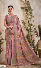 Ruchi Saree Vedanta Silk Vol 36 Silk Crepe Saree - 12 Pcs Set
