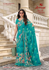 Laxmipati Rudramala Floral Printed Saree - 12 Pcs Set
